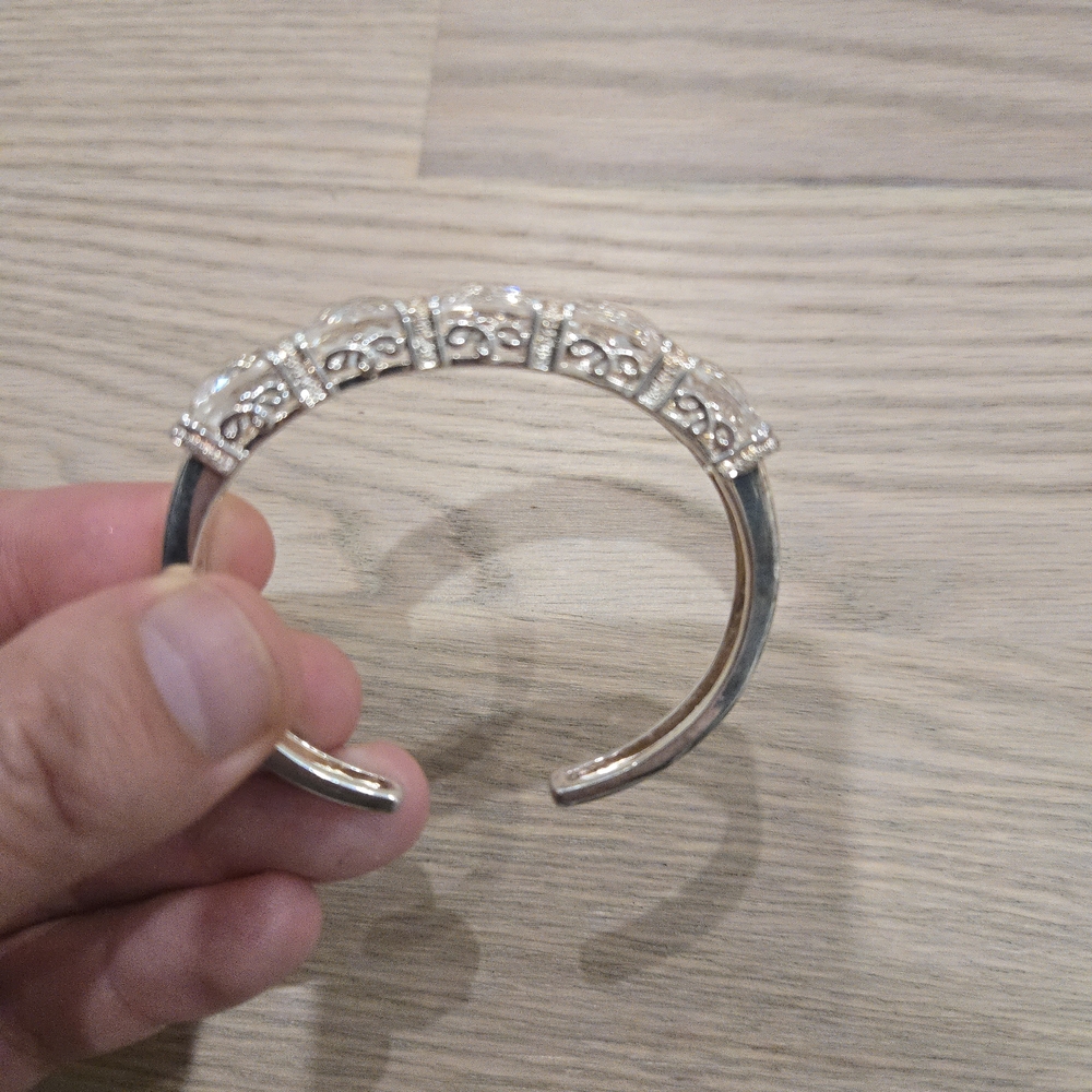 Silver and Gold Cuff Bracelet